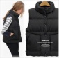 外贸欧美时尚立领百搭**棉服马甲背心羽绒服